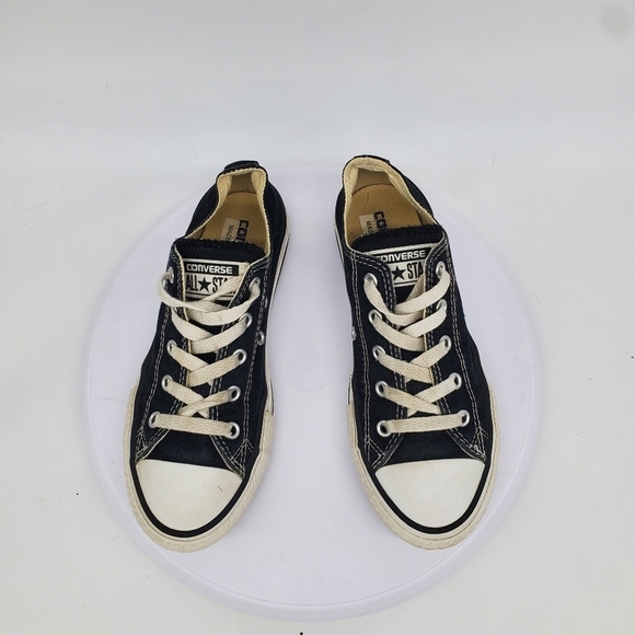 Converse Shoes Youth 2 Chuck Taylor All Star Lo Black White Canvas Shoes